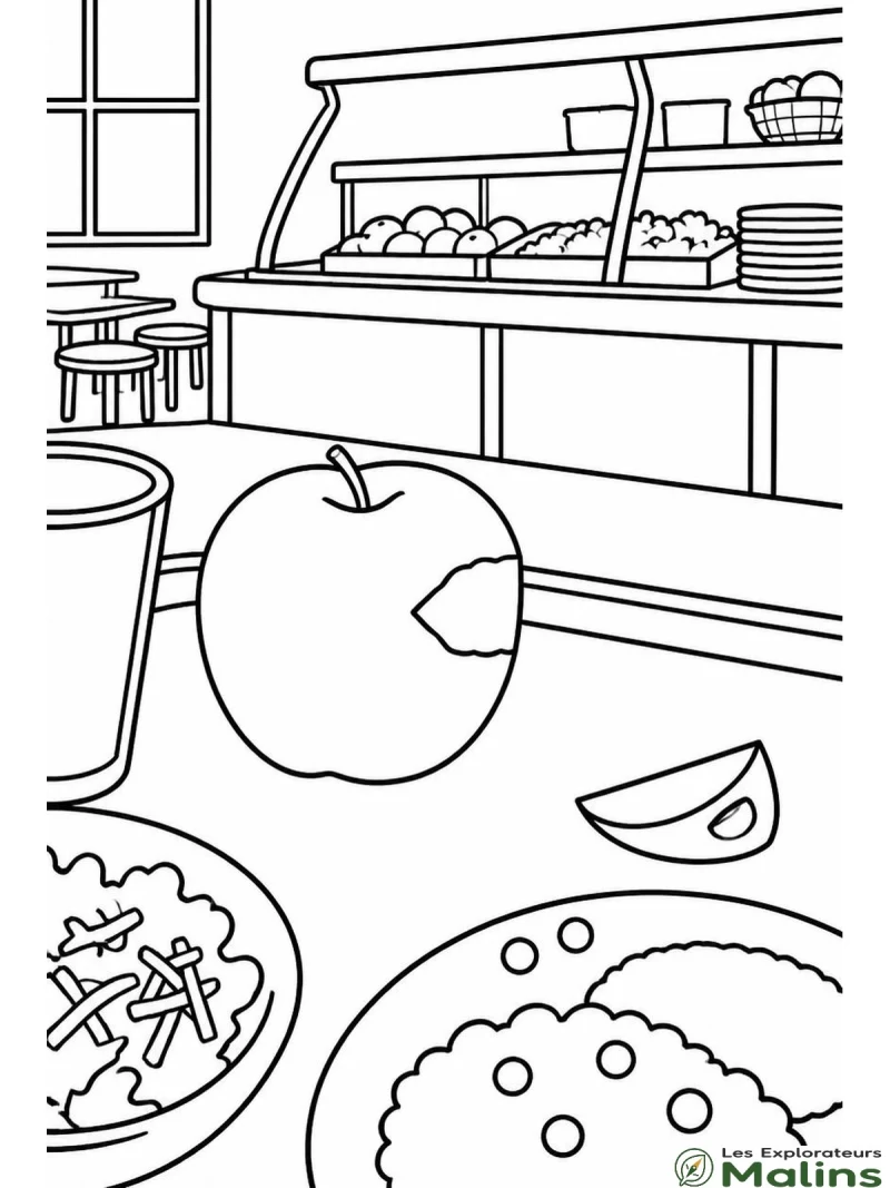 Coloriage Livre mission ecolo les explorateurs malins facile à imprimer