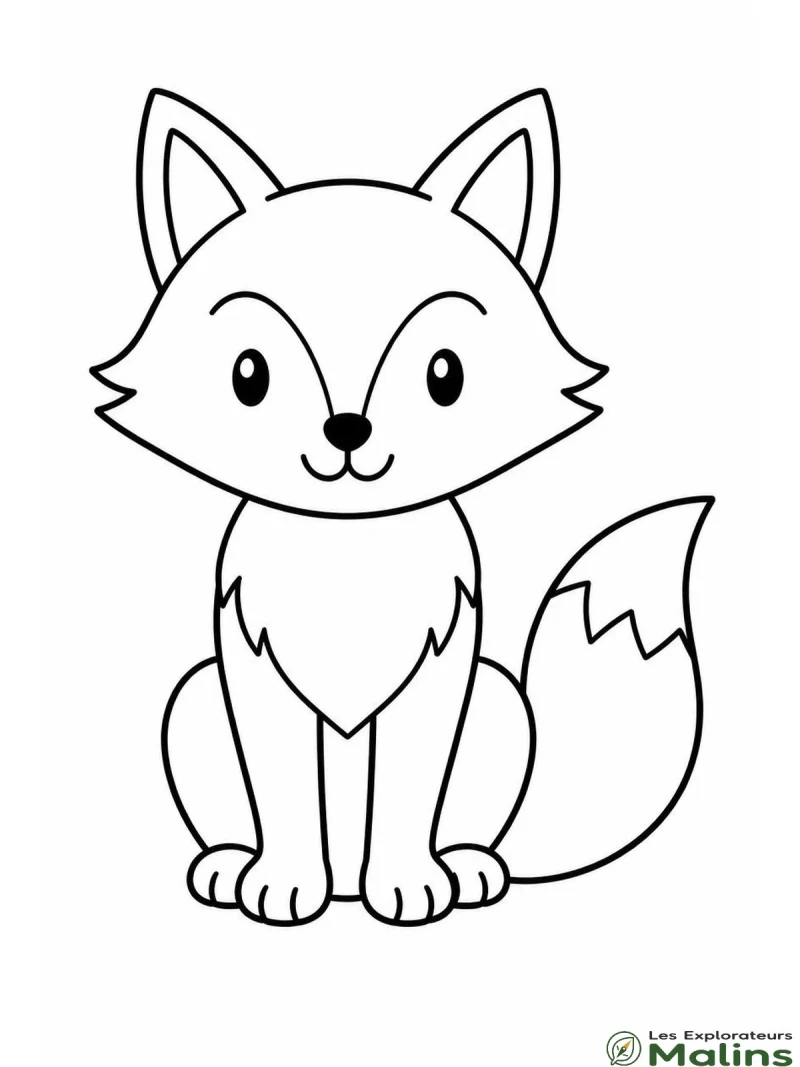 Coloriage renard a imprimer à imprimer