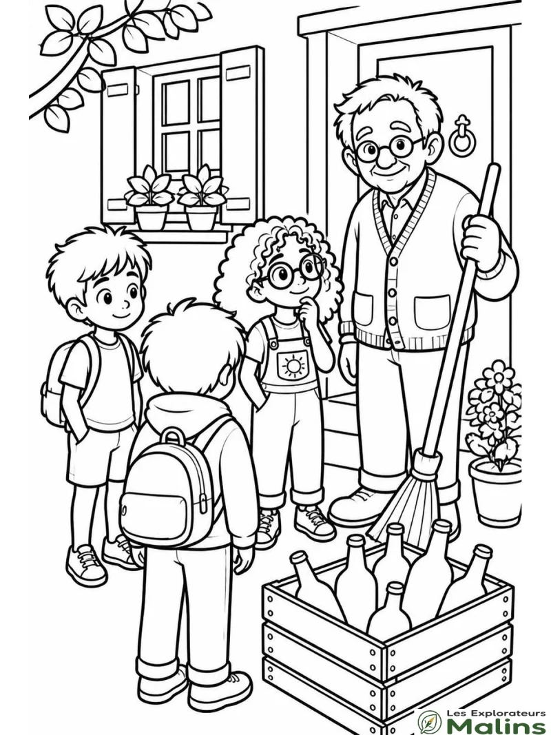 Dessin Livre mission ecolo les explorateurs malins a imprimer pdf à imprimer