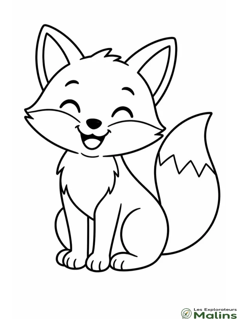 Dessin renard a imprimer à imprimer